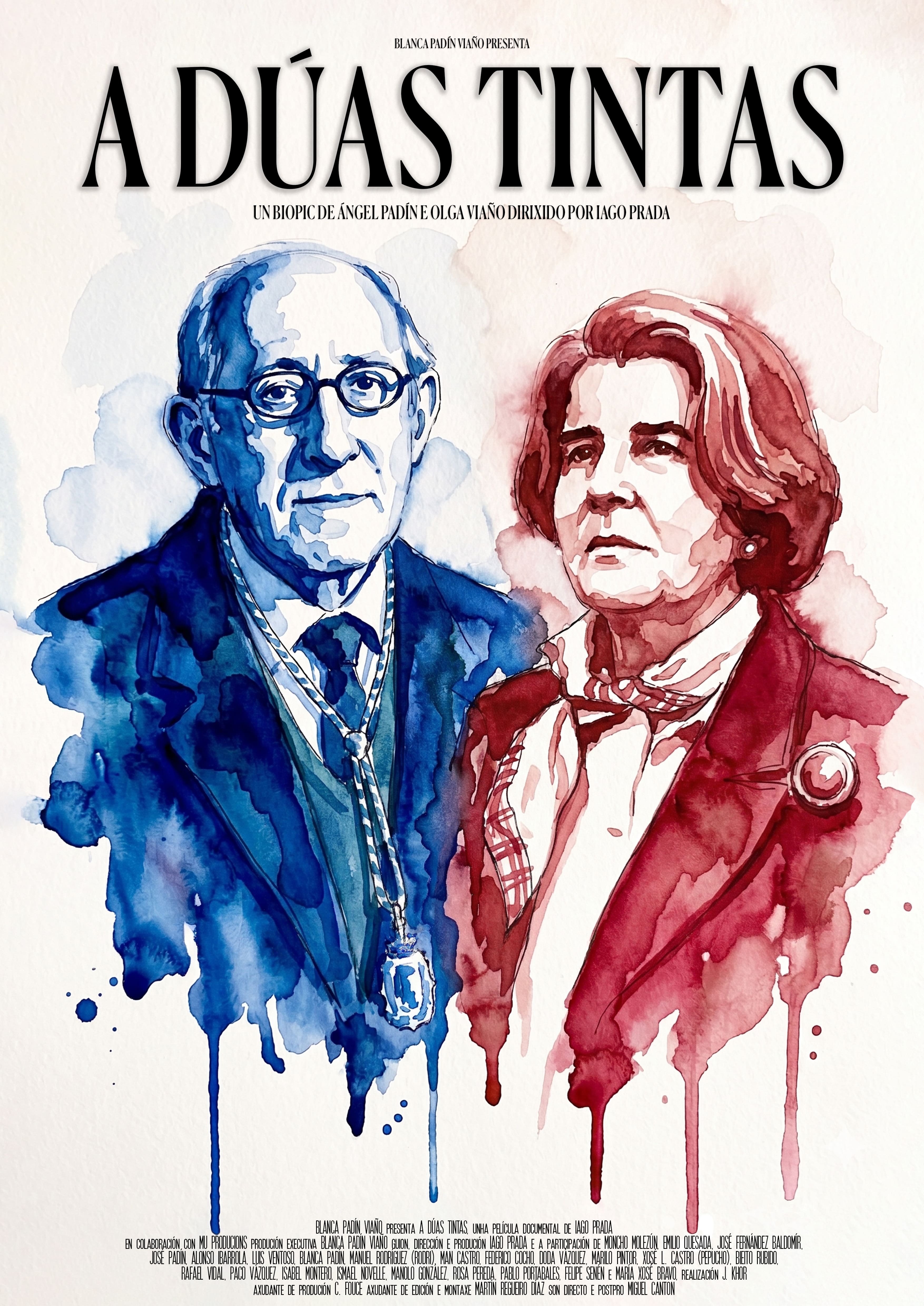 Cartel A dúas tintas