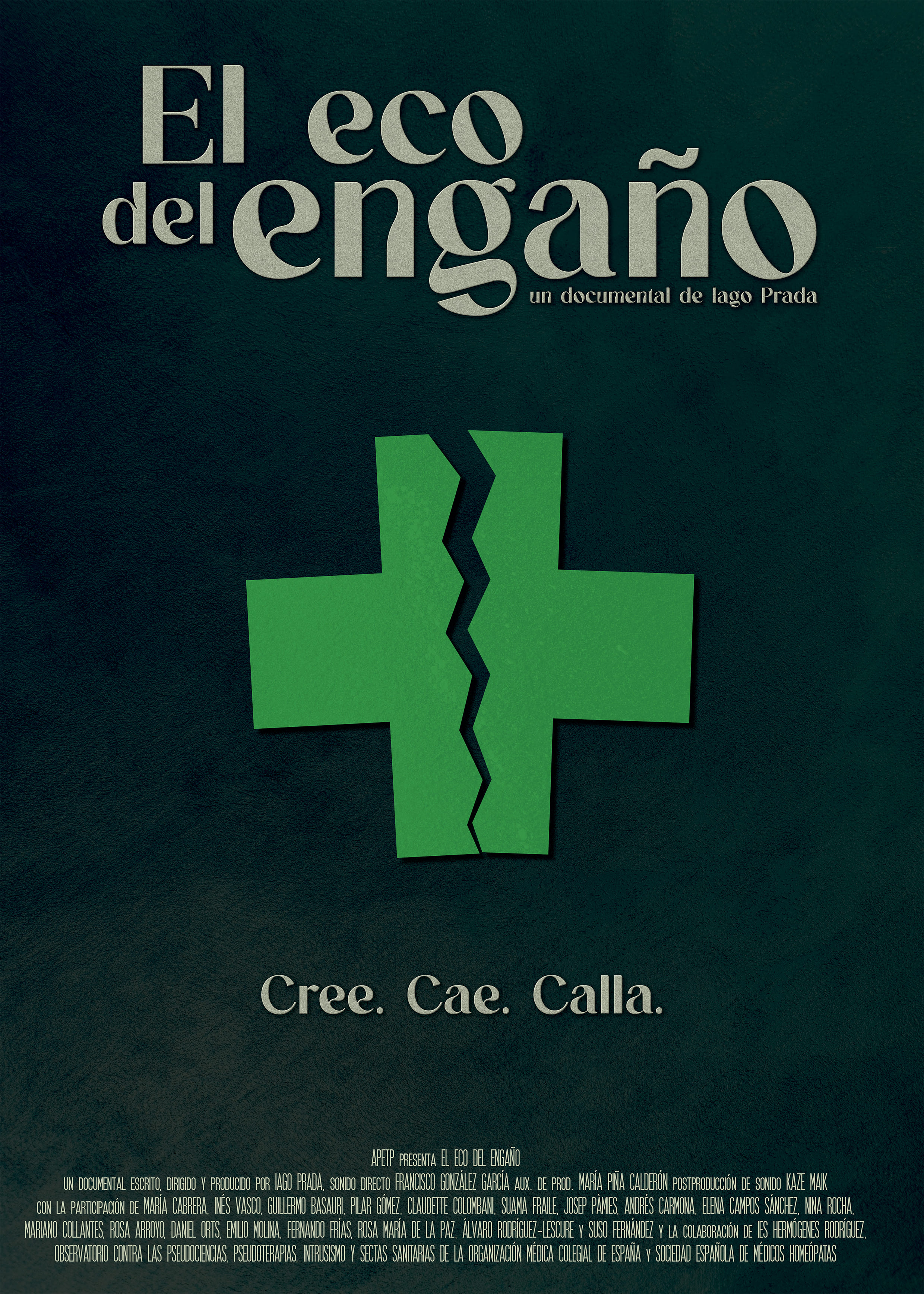 Cartel El eco del engaño